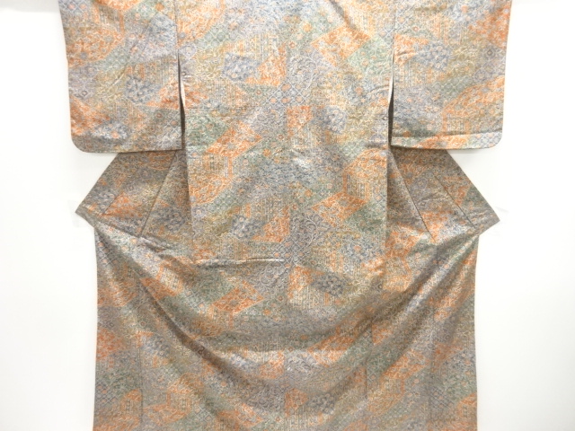 JAPANESE KIMONO / TSUMUGI / FLOWER & BIRD